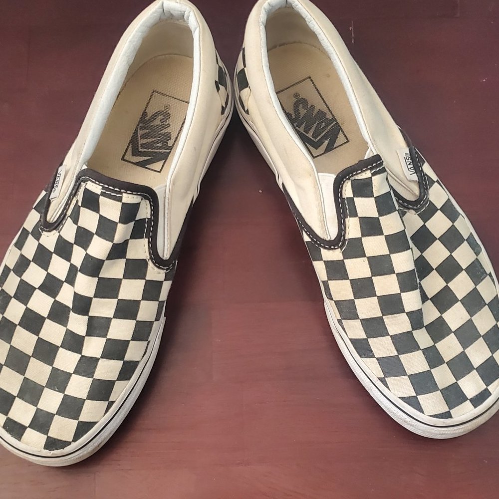 Vans Checkered slip on shoes